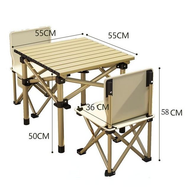 Outdoor Tables and Chairs Set Foldable Table Portable table Aluminum