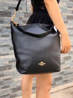 coach abby duffle black