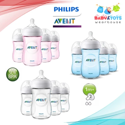 SUPER SALE: Philips Avent Natural Baby Bottles 4pcs - 9oz (new spiral nipple)