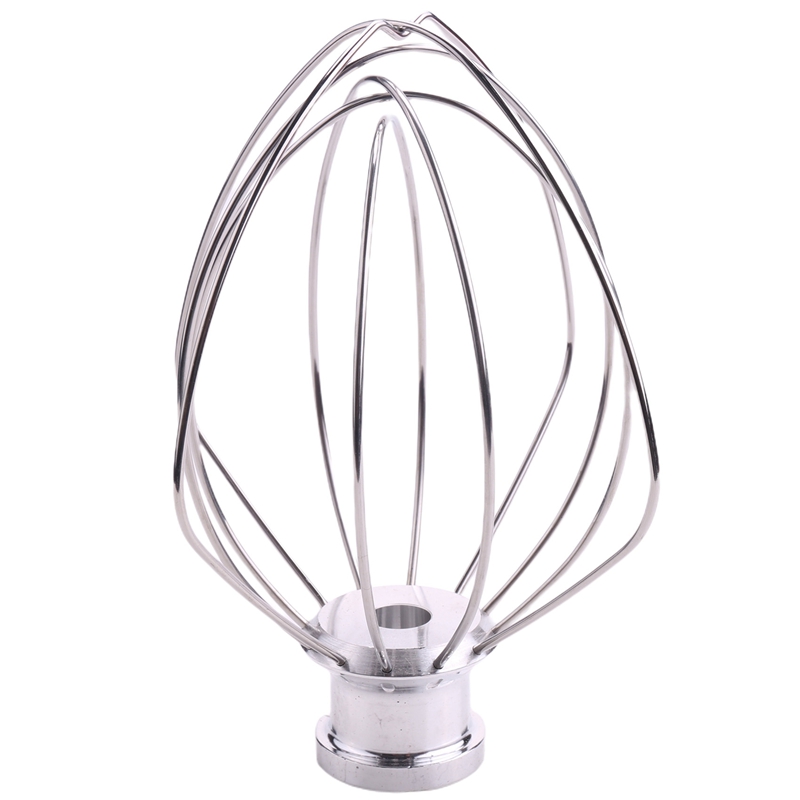 Stainless Steel Wire Whip Mixer Attachment for Kitchenaid K45Ww 9704329 Flour Cake Balloon Whisk Egg Cream Stirrer