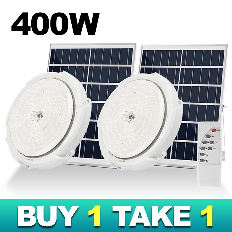 OOKAS solar LED indoor ceiling chandelier remote control solar lights ...