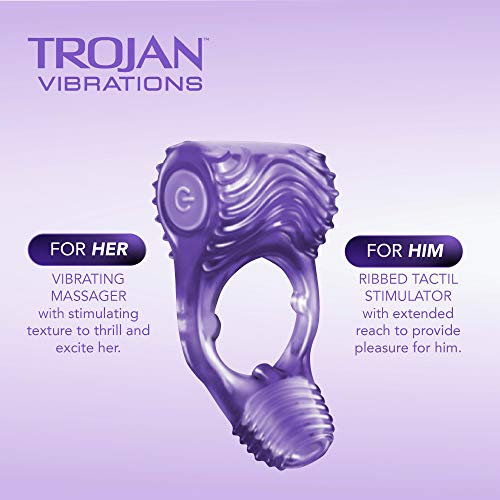 Trojan Vibrations Tandem Couples Vibrating Ring - 1 Count | Lazada PH