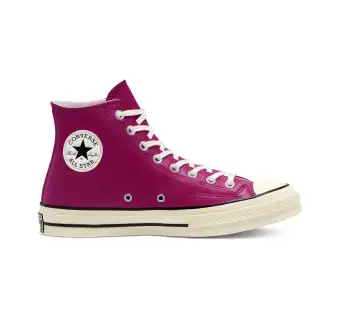 converse leather maroon