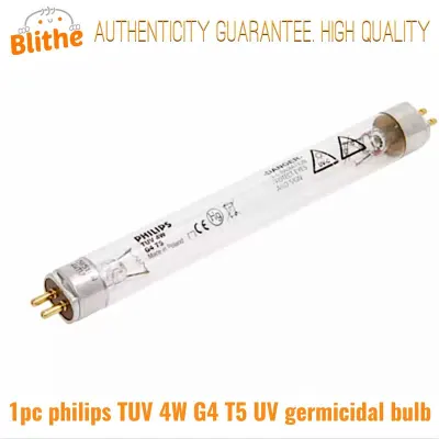 Philips sterilamp UVC G4 germicidal bulb fluorescent light T5 4watts for UV sterilizer purifier ultraviolet
