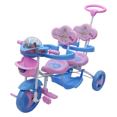 MoonBaby MB-3104DN 2-Seater Tricycle (Pink)