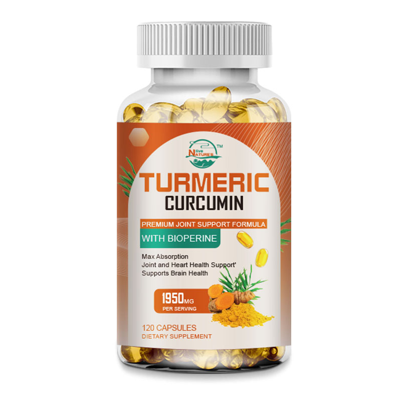 Highest Potency Turmeric Curcumin 95 1950mg with Bioperine Black