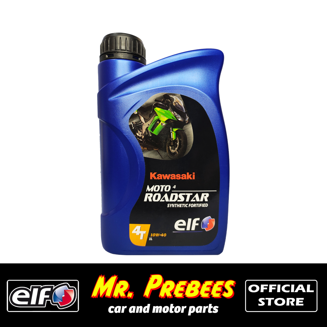 Elf Kawasaki Moto 4 Road Star 10W40 Engine Oil 1L Lazada PH