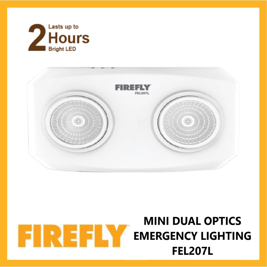 firefly-mini-dual-optics-emergency-lighting-fel207l-original-authentic