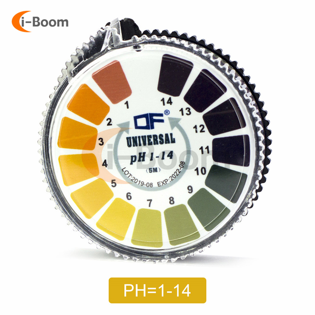 1 Roll Measure Tape Type PH Test Paper 5m 014 PH Alkaline Acid