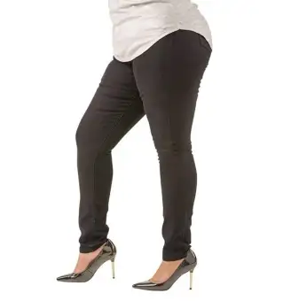 women's plus size gray jeans