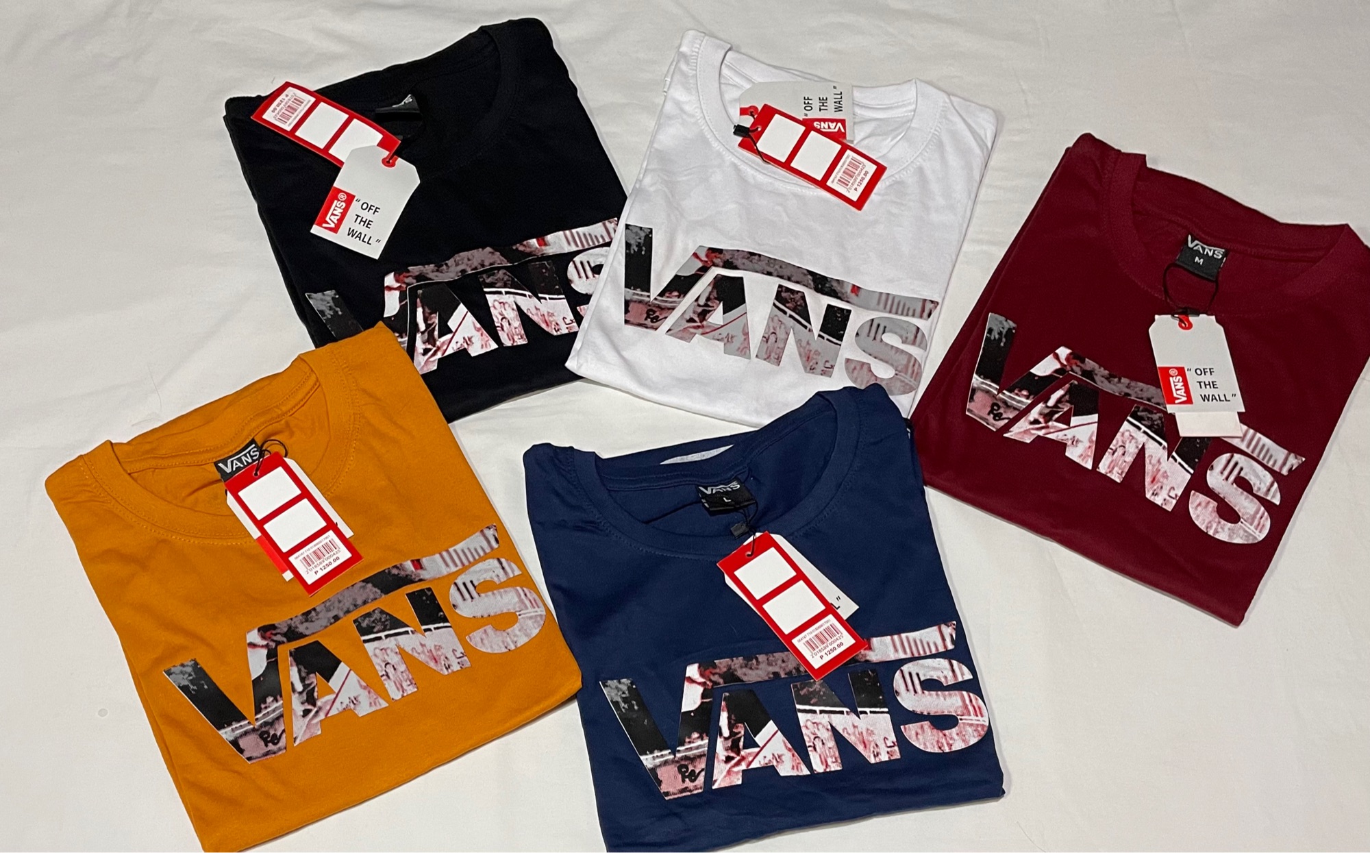 vans reflective black