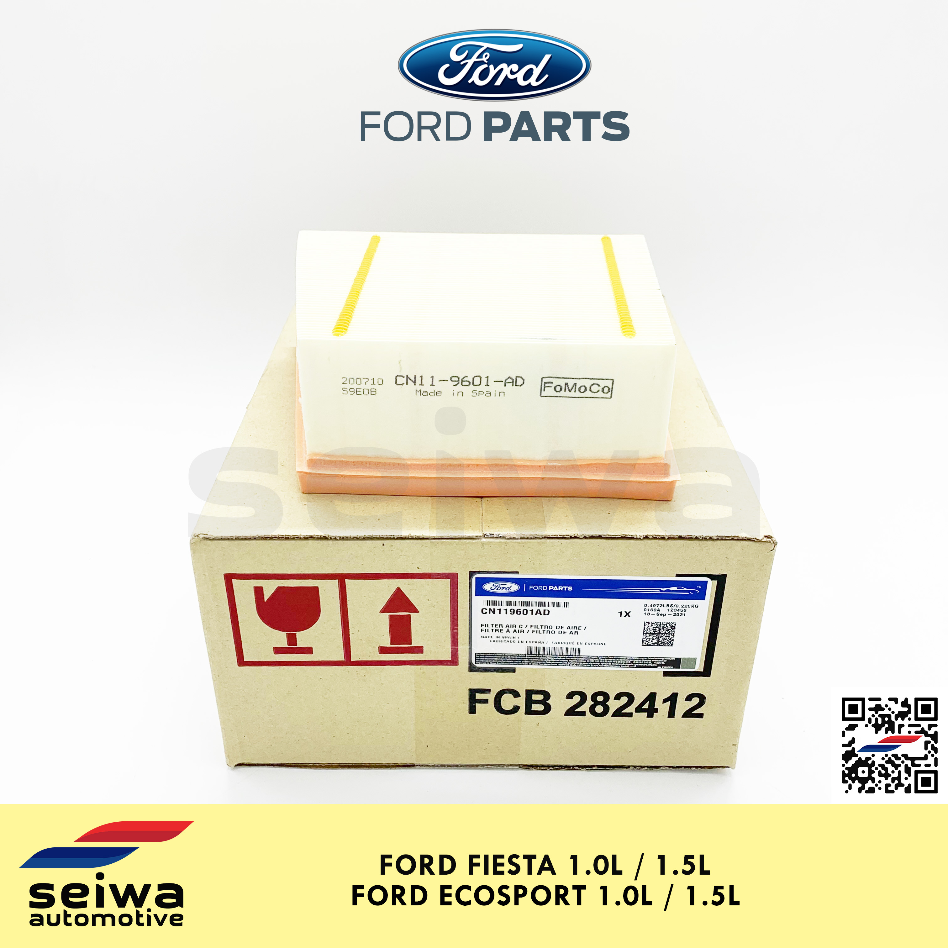 Ford Ecosport Air Filter [1.0L / 1.5L] Ford Fiesta Air Filter