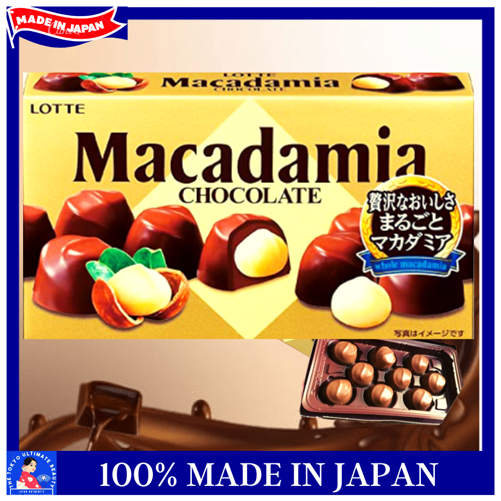 Lotte Macadamia Chocolates King of Nuts 9pcs (67g) Made in Japan Expiry