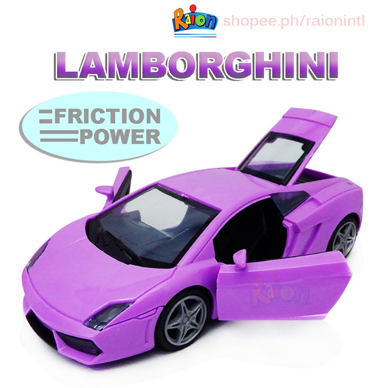 Racing Sports Cars Friction Powered Toy Model Car RIC 17607 Raion Toys