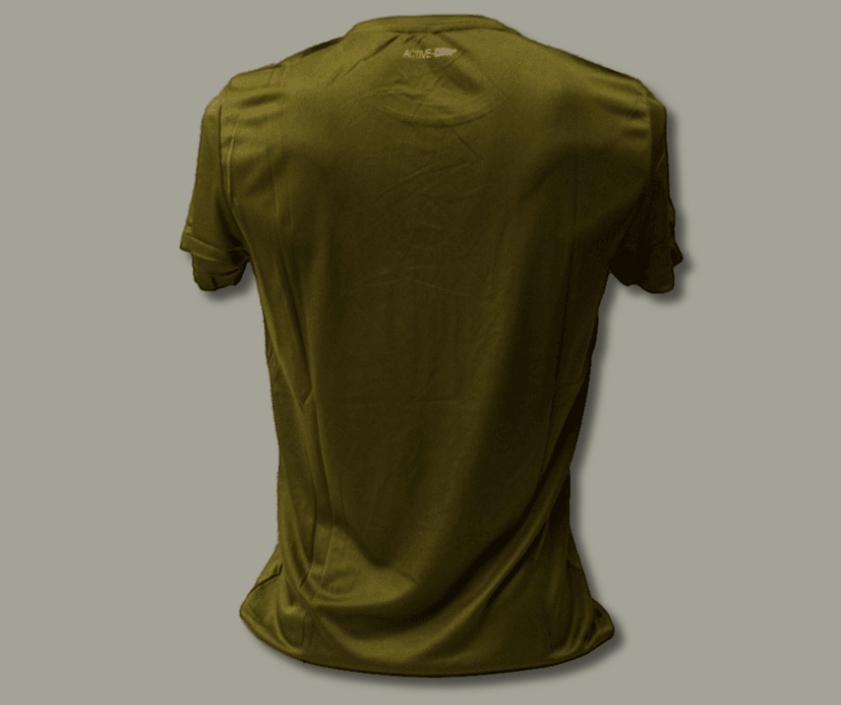 Active-Dry Fatigue/Army Green (XS to 2XL/Adult) Dry-Fit T-Shirt
