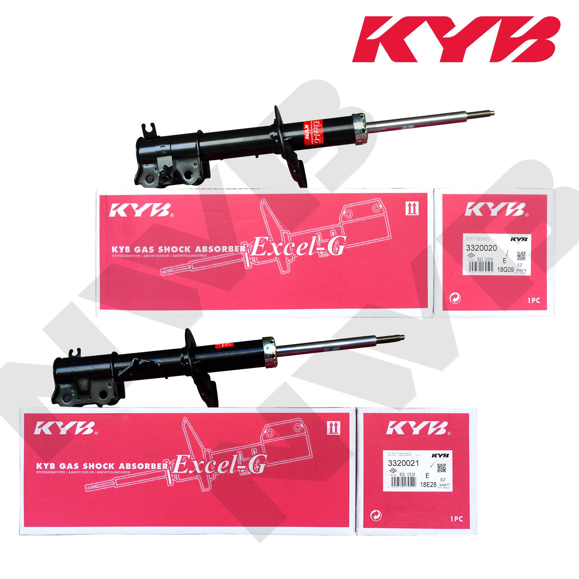 KYB 3320020/3320021 for Kia Picanto 20112017 Set of 2 Front Gas Shock