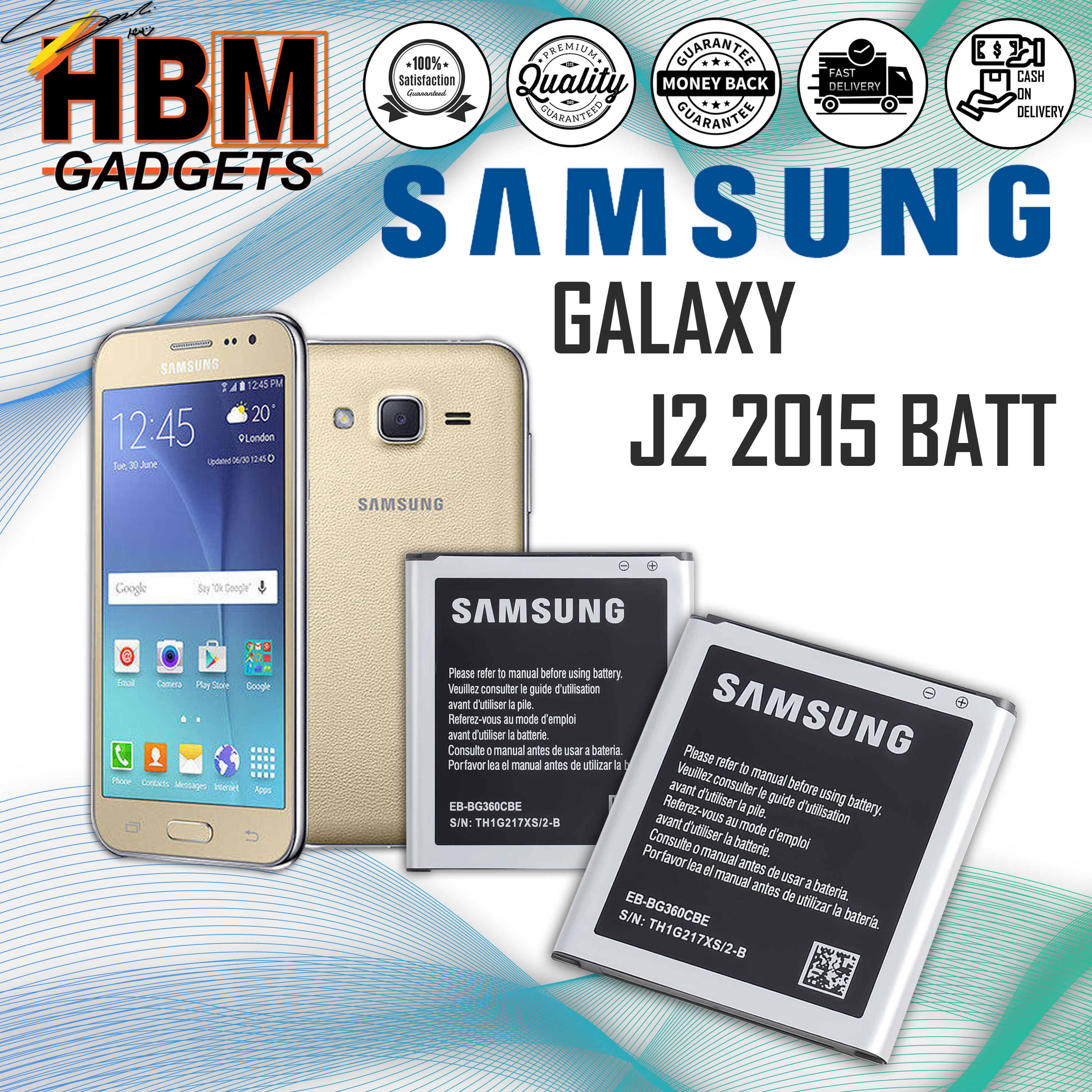 Samsug Galaxy J2 15 J0 Battery Eb Bg360bbe 00mah Lazada Ph