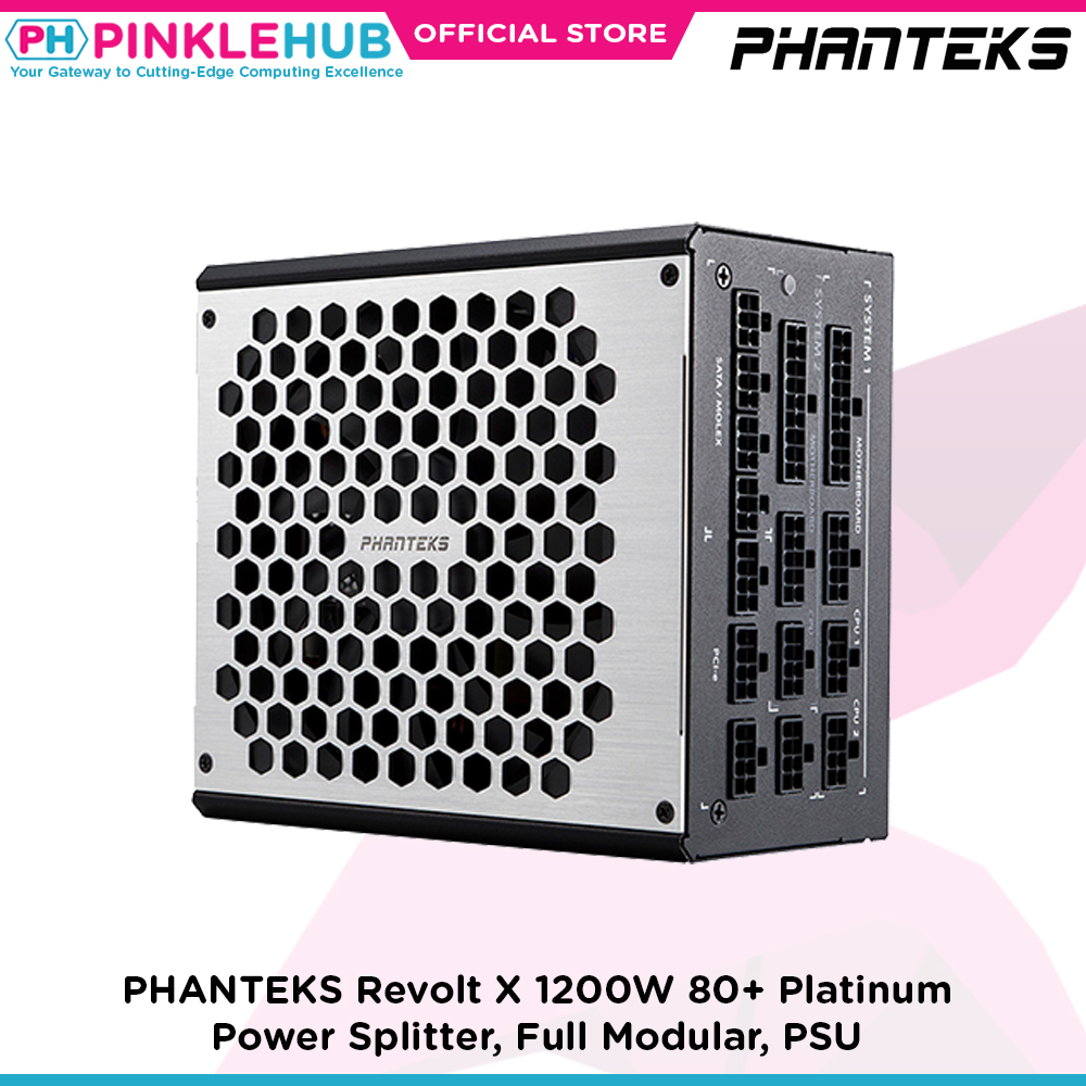 PinkleHub | PHANTEKS Revolt X 1200W 80+ Platinum Power Splitter ...
