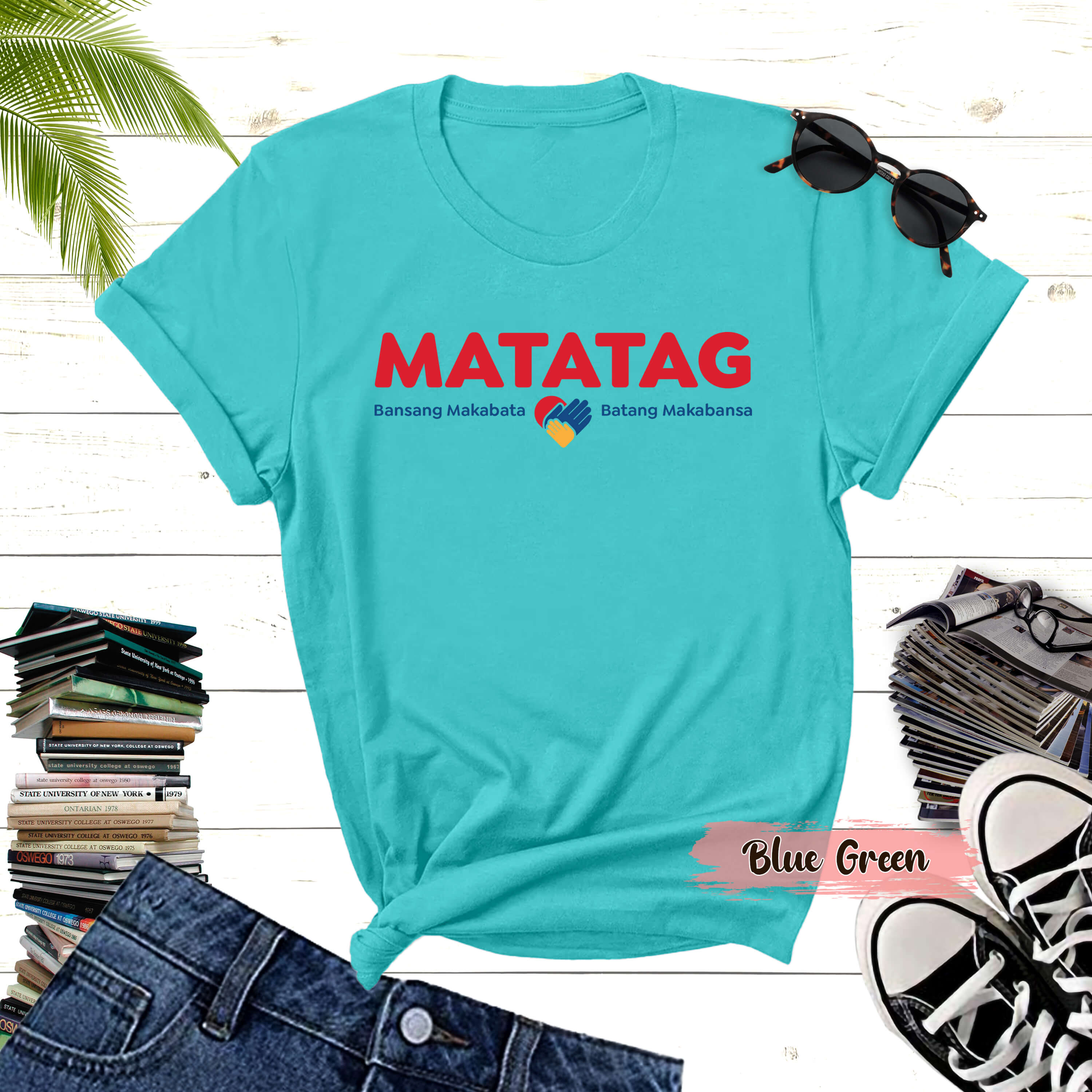 High Quality Deped Matatag Design 1 Round Neck Cotton Spandex Affordable Colored T Shirt 3779