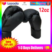 Adjustable PU Leather Boxing Gloves with Free Shipping