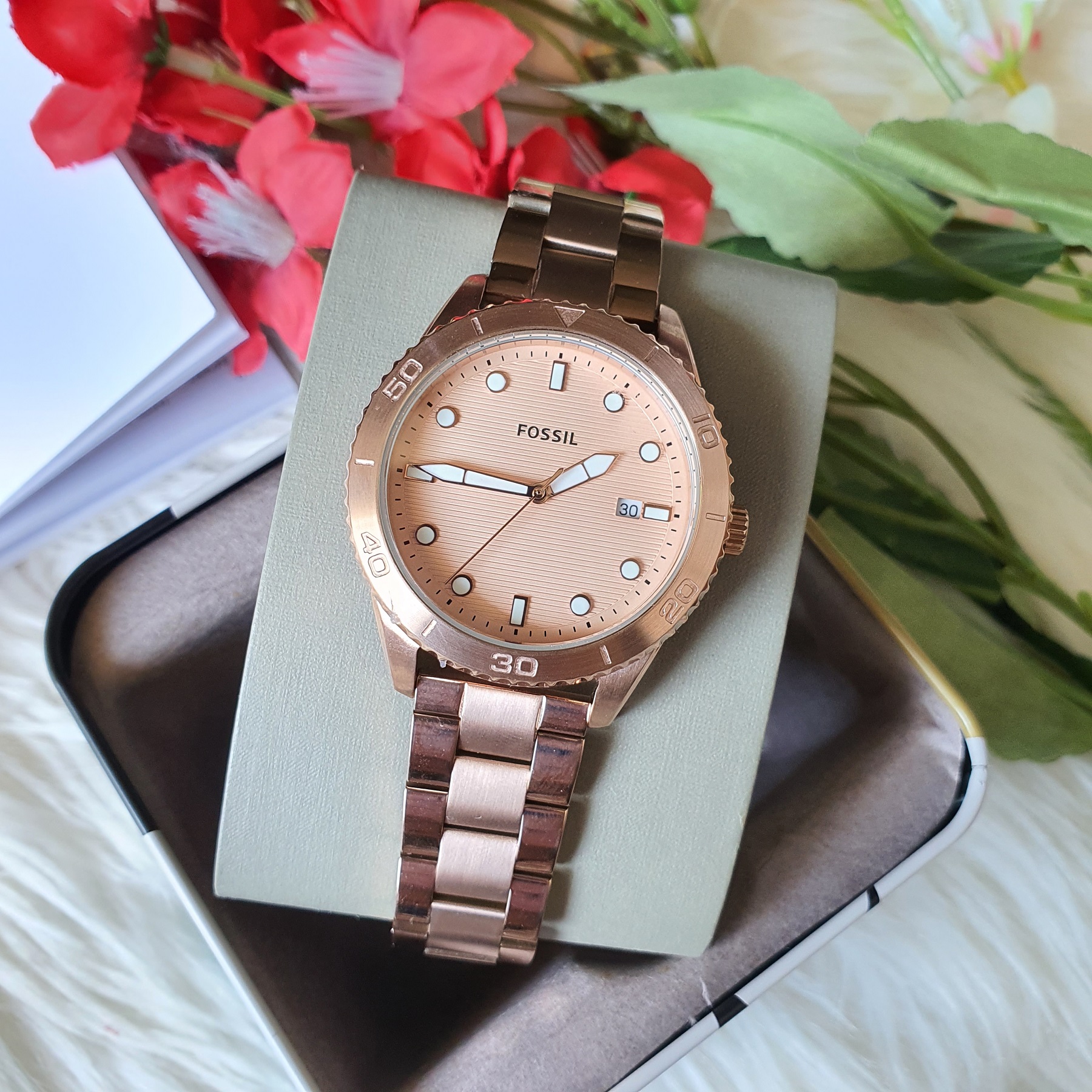 Fossil BQ3597 Dayle Three-Hand Date 