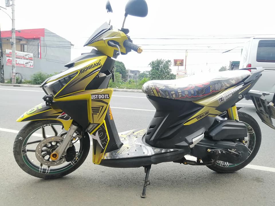 Rusi 125 Black Yellow Motor Rusi Mio 125 PROMO COD) TERBARU Decal