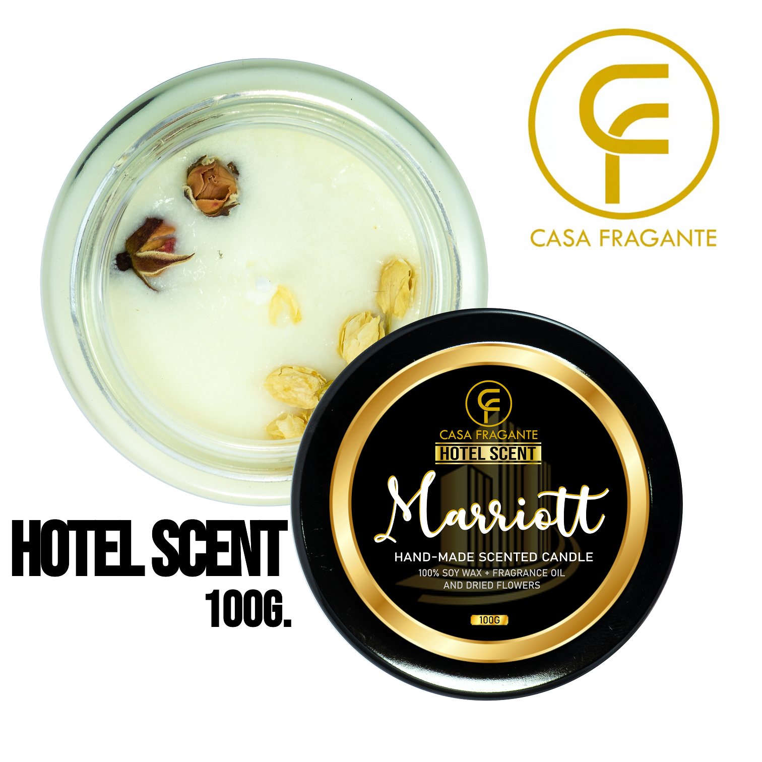 MARRIOTT HOTEL SCENT Scented Soy Candle Luxurious Hotel Scents Home