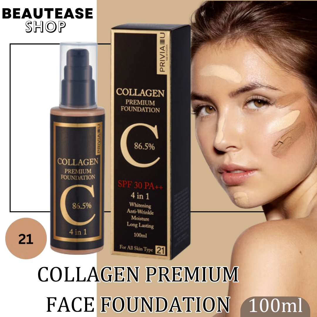 (ORIGINAL) COLLAGEN FOUNDATION/BLACK SNAIL Premium Foundation Whitening
