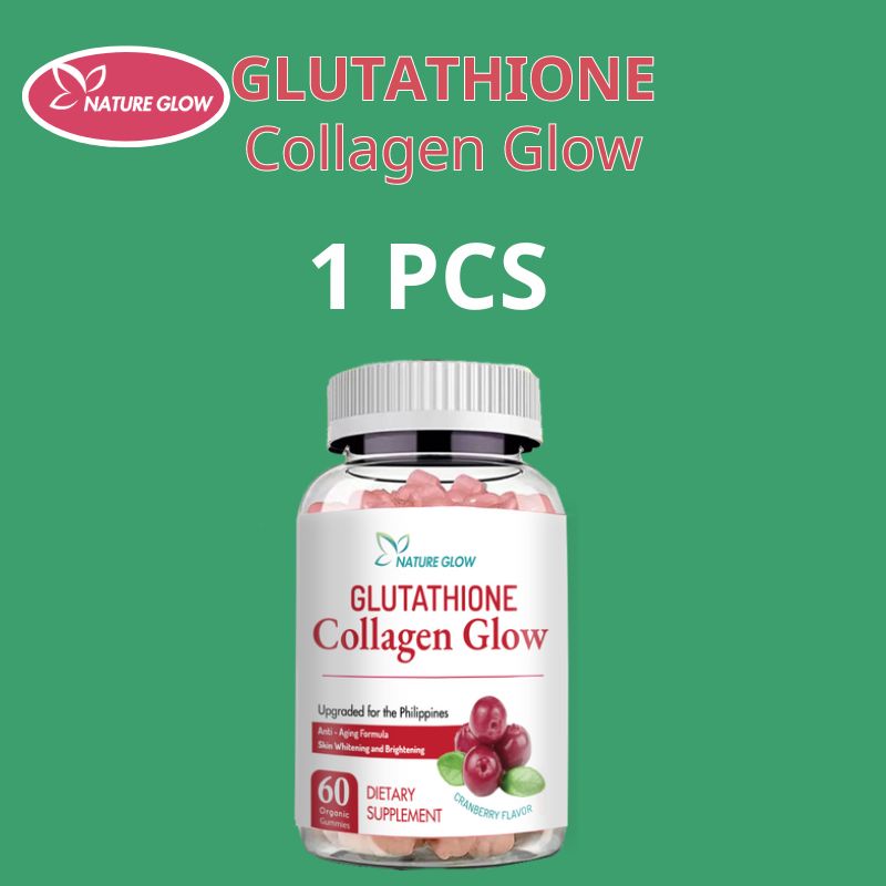 NATURE GLOW Glutathione Collagen Glow Gummies Anti-Aging Whitening ...