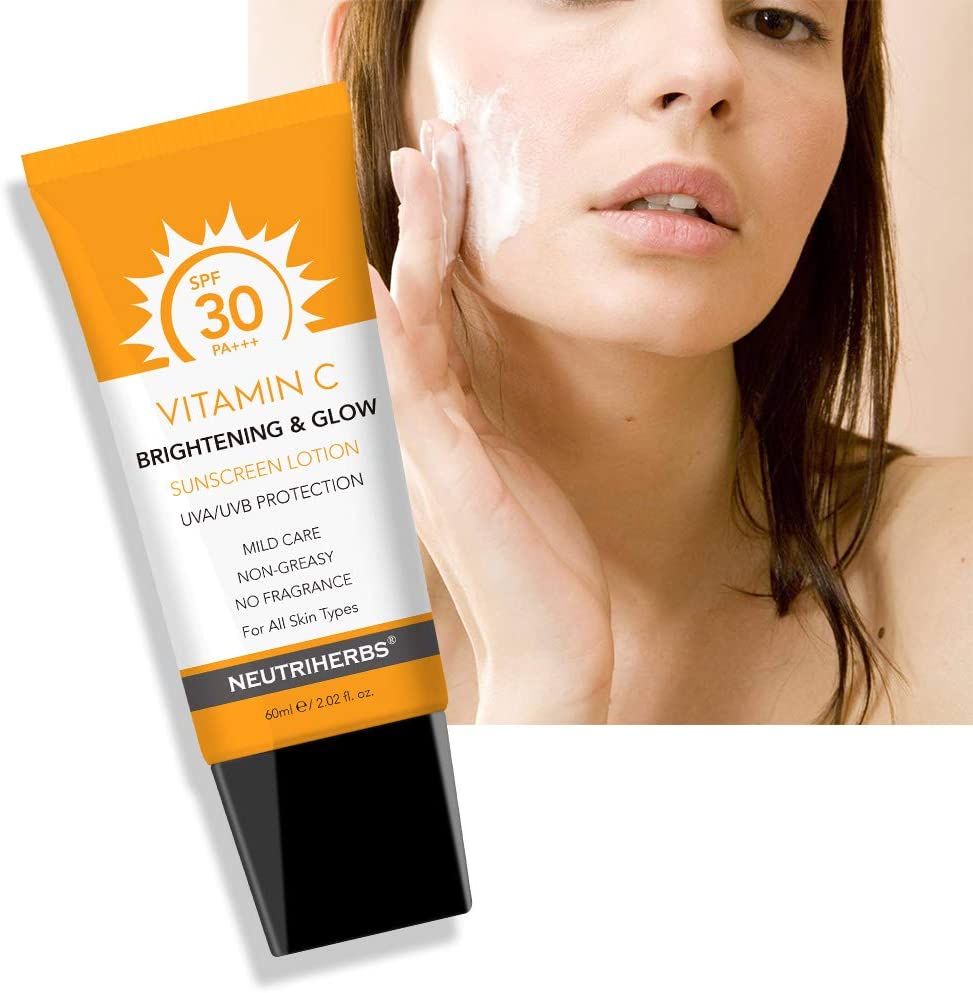 Neutriherbs Vitamin C Sunscreen Lotion SPF30 Face and Body with Free