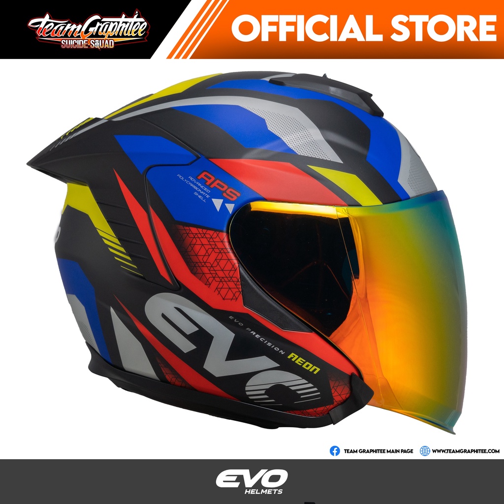 Factory direct sales EVO HELMET RX5 AEON HALF FACE DUAL VISOR Lazada PH
