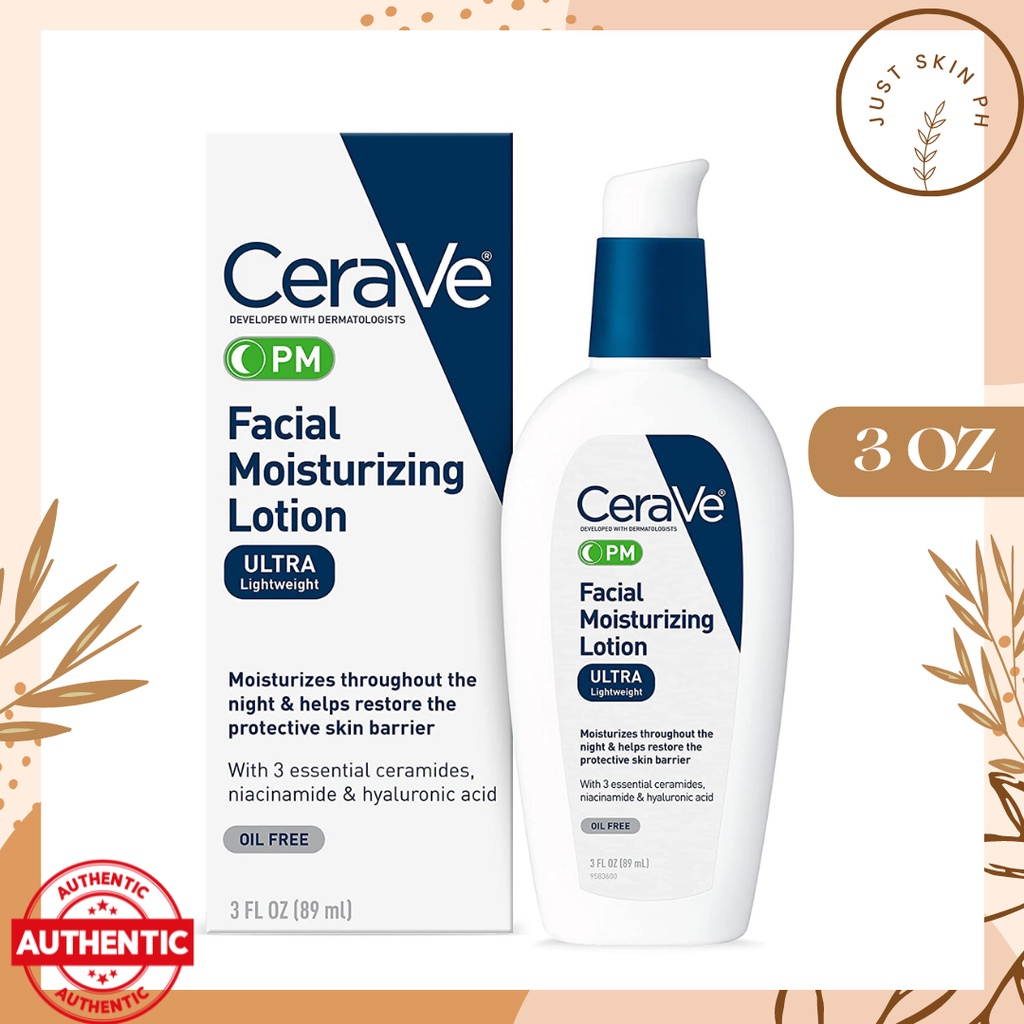 CeraVe Facial Moisturizing Lotion PM (89 ml) | Lazada PH