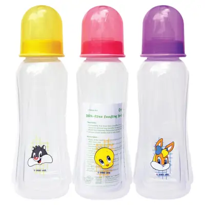 Baby Looney Tunes 9oz/250ml Easy Grip Feeding Bottles (Set of 3)