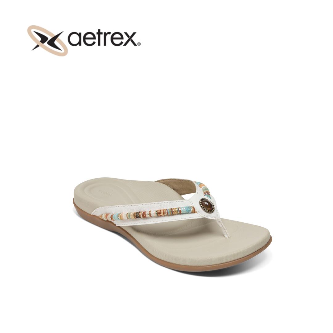 aetrex hazel thong sandal