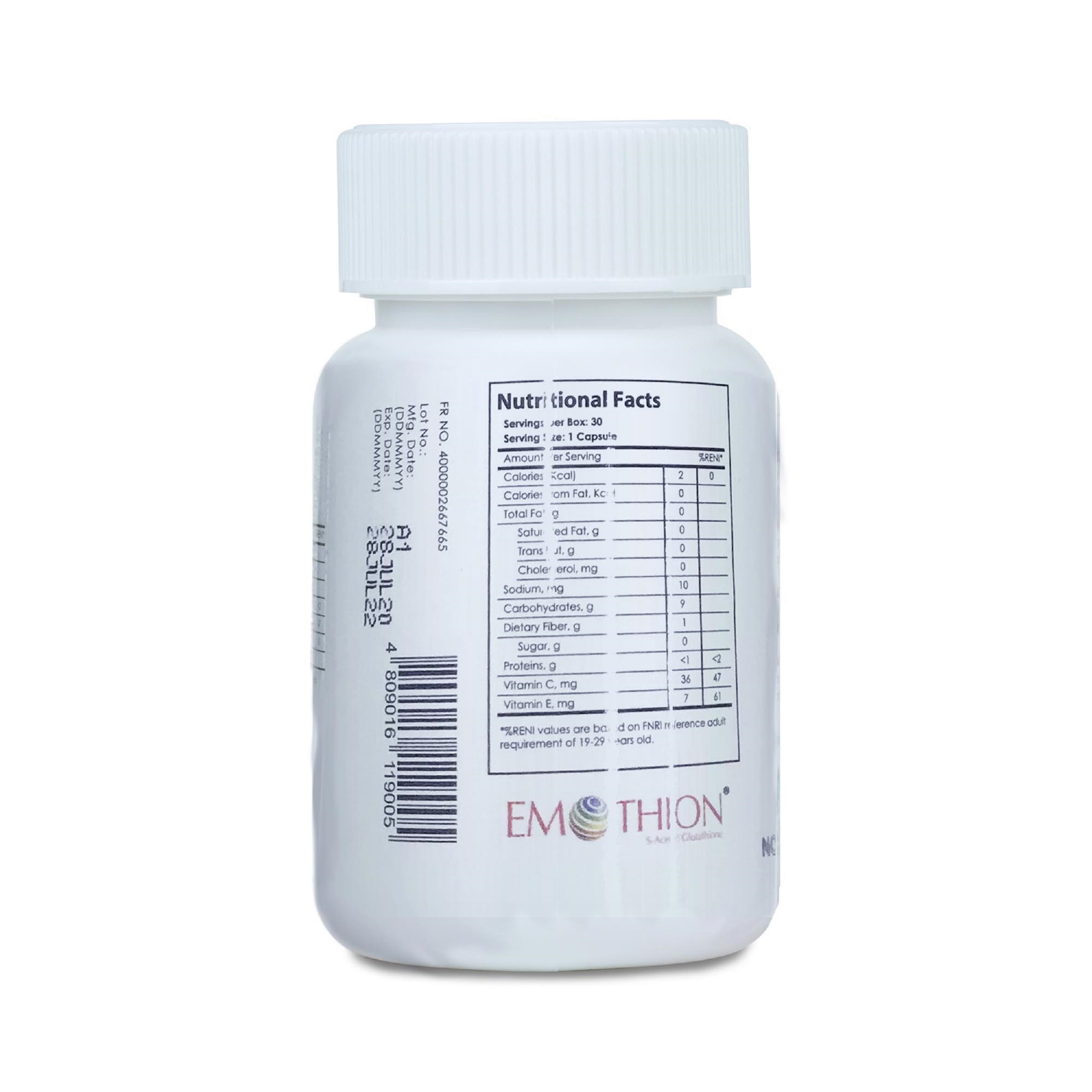 nuwhite s acetyl glutathione NUWHITE S-Acetyl Glutathione - 200mg of S-Acetyl Glutathione main image 1