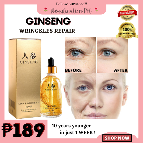 100 Effective Biaoquan Ginseng Gold Polypeptide Essent wrinkle