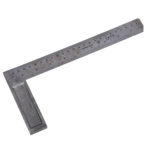 30cm/12 inch Stainless Steel Dual Side Angle Scale L-Shaped Square ...