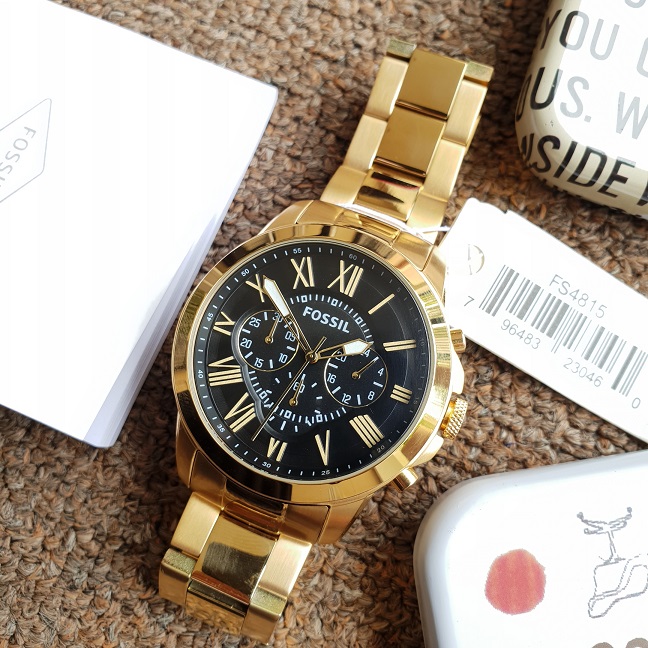 Fossil FS4815 Grant Chronograph Brown 