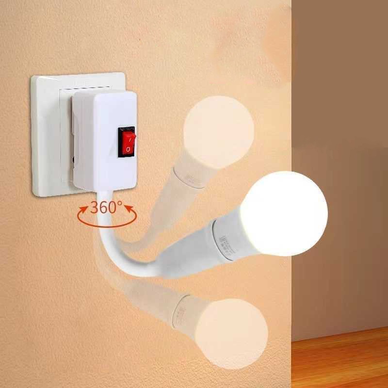 Đui Đèn Gắn Trong Vít E27 Có Thể Điều Chỉnh Đui Đèn Gắn Tường Tiết Kiệm Năng Lượng Gia Dụng Đui Đèn Gắn Trong Bằng Nhựa Đui Đèn Công Tắc Bóng Đèn