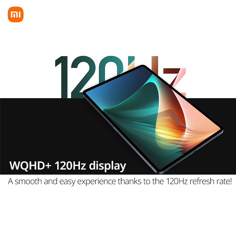 Xiaomi Mi Pad 5 11'' WQHD+ 120Hz Display Snapdragon 860 4 Stereo Speakers  8720mAh MI Tablet 5 Global Version 6GB+128/256gb on stock