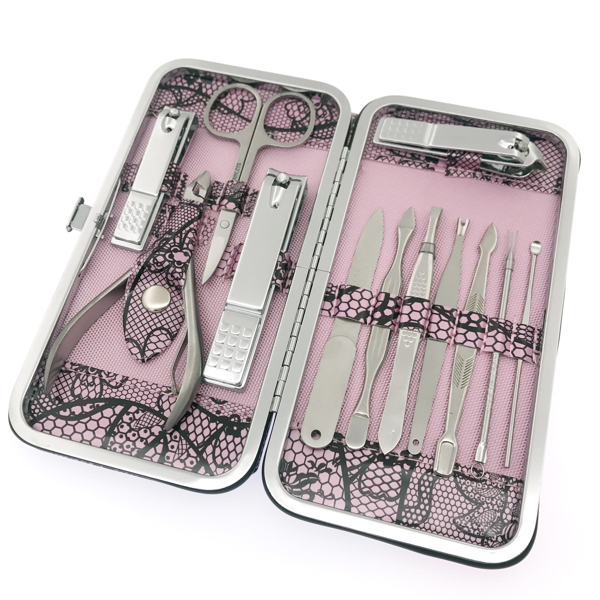 manicure pedicure set nail clippers stainless steel manicure kit