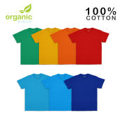 Organic Men's Cotton Round Neck T-Shirt Collection by Organic