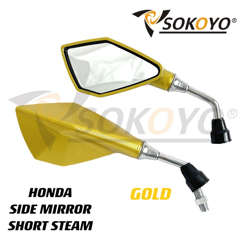 1Pair Alloy Universal Side Mirror For Honda and Rusi Click Beat PCX ADV