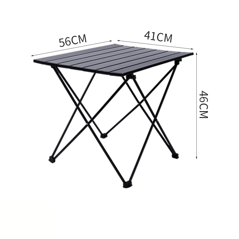 BBG Outdoor Folding Table Outdoor Aluminum Alloy Portable Camping Table