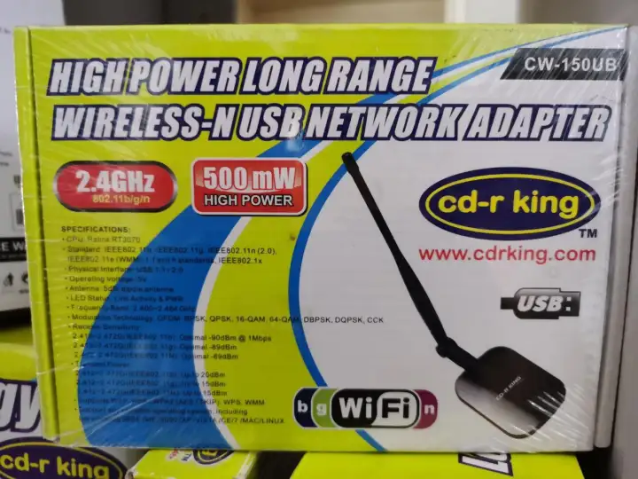 Cd R King High Power Long Range Wireless N Usb Network Adapter Lazada Ph