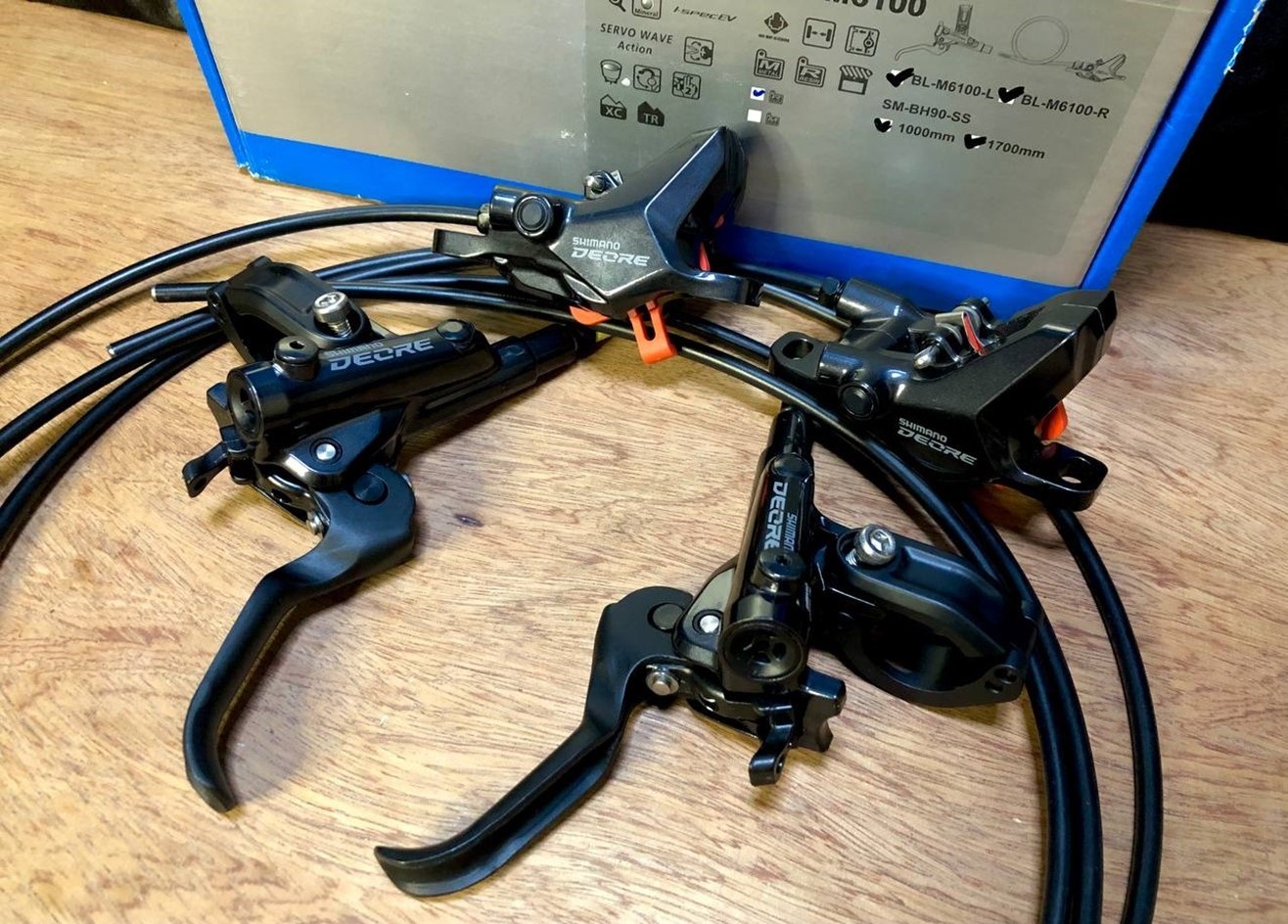 Deore M6100 Brake Set Shimano Slx Shimano M6100 Brakes Review