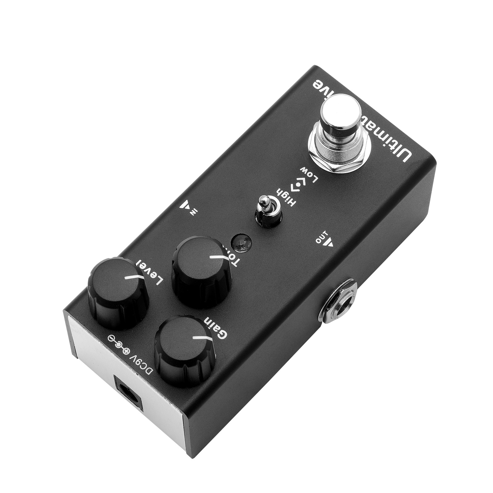 IRIN EF-02 Electric Guitar Effect Pedal Portable Guitar Effector Mini Single Electric Guitar Effect Pedal with True Bypass - Ultimate Drive (Black)