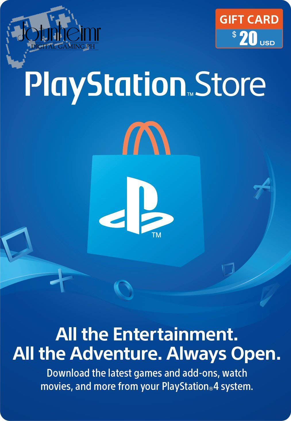 playstation store top up