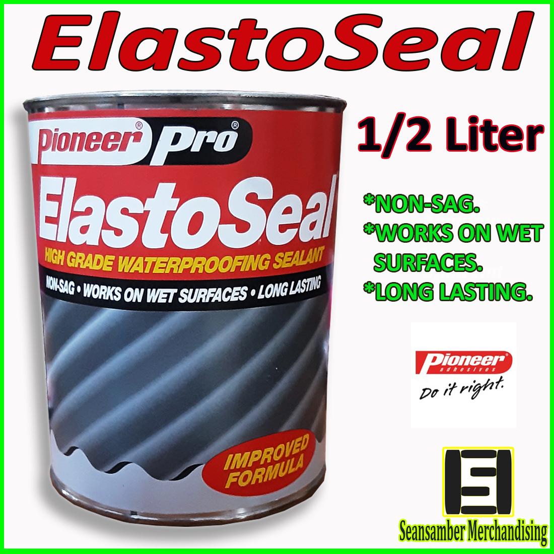 Pioneer Elastoseal High Grade Waterproofing Sealant 1/2 Liter Lazada PH