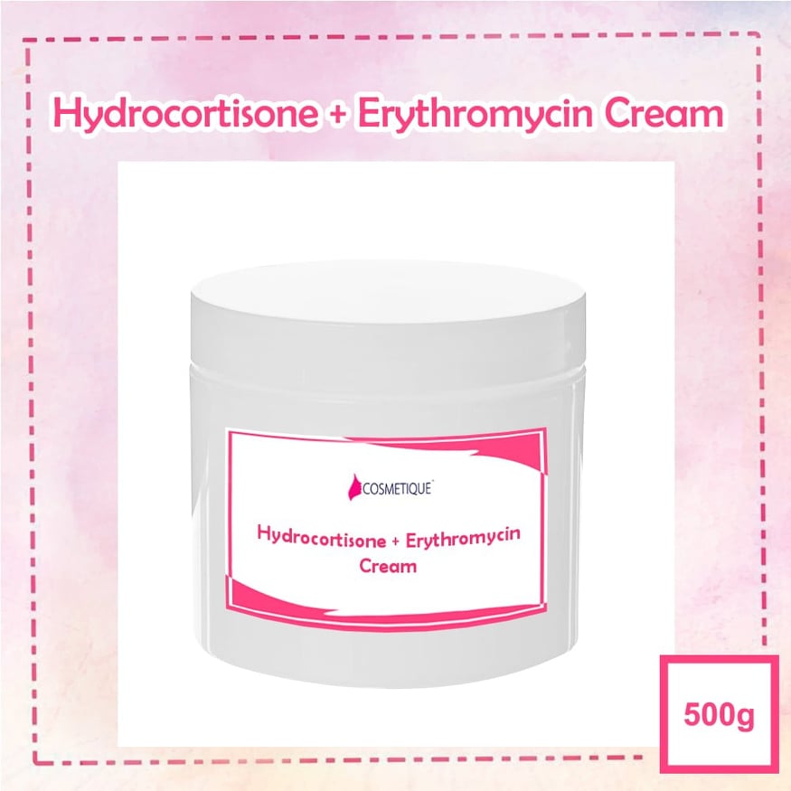 Hydrocortisone + Erythromicin Creaam 500g treat inflammatory acne